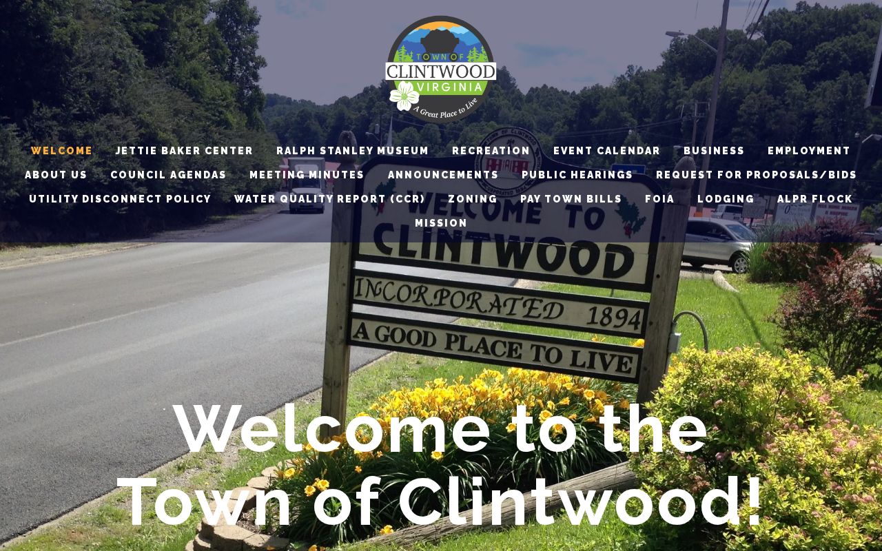 Clintwood town information for Dickenson County warrant record routing